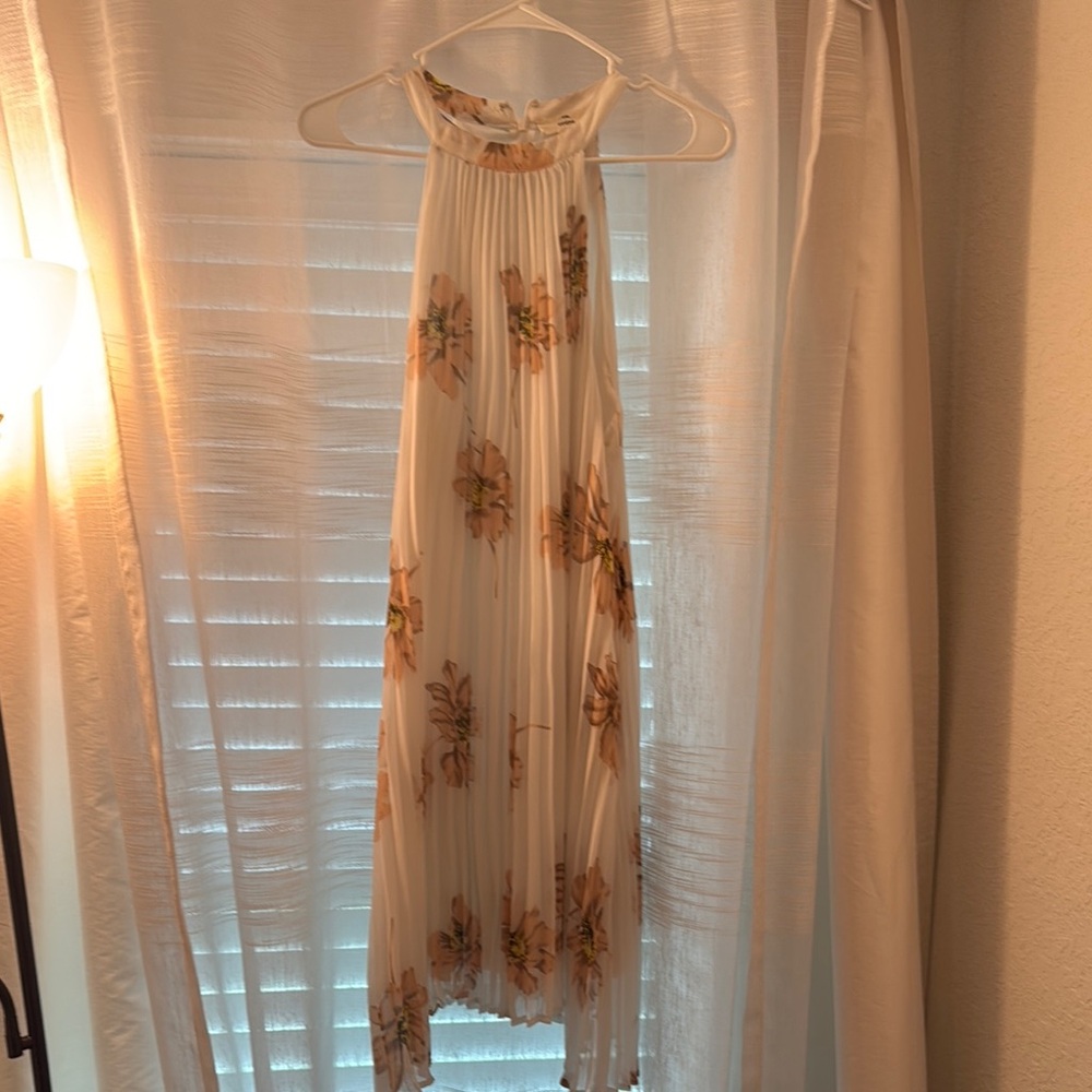 Floral Halter Maxi Dress